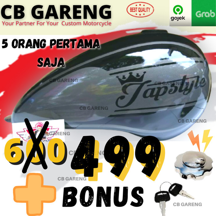 Tangki Japstyle Tiger Scorpio Byson Megapro Thunder Bergaransi