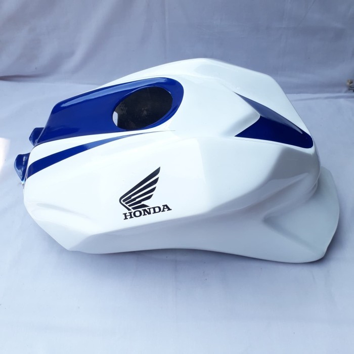 Cover Tank / Kondom Tangki Buat Cb150R Old Putih Biru