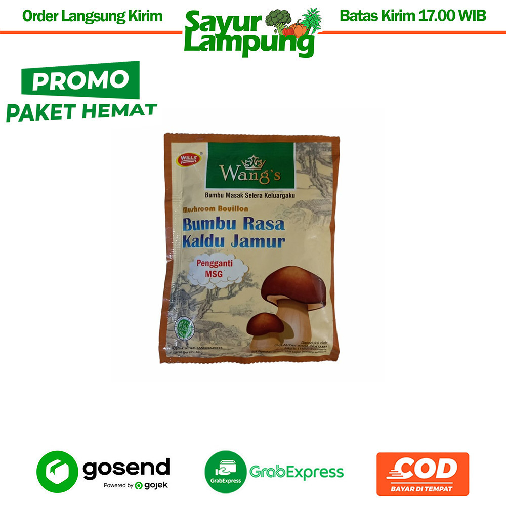 

PaHe Wangs Kaldu Jamur (1 Pcs) - Sayur Lampung