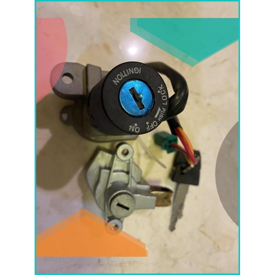 KUNCI KONTAK KOMPLIT THUNDER 125 (ASSY) MOTOR SUZUKI PLUS JOK SADEL 11