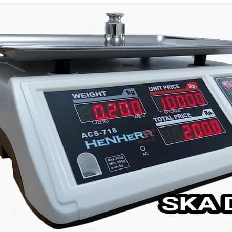 Timbangan Digital 30 Kg Original Henherr
