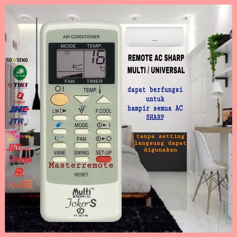 REMOT REMOTE AC SHARP MULTI / UNIVERSAL JOKER AC SHARP