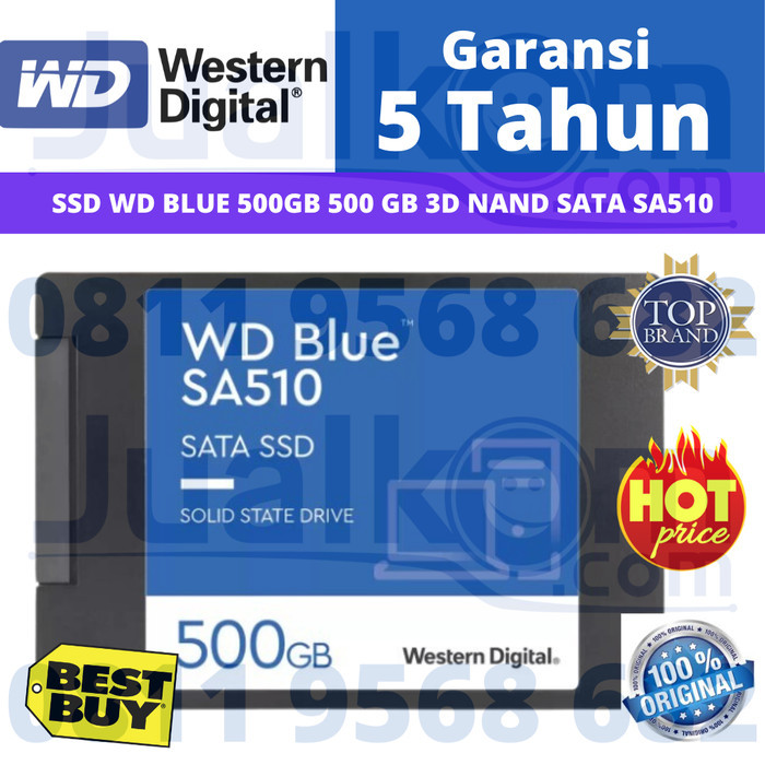 SSD WD BLUE 500GB SSD 500GB SATA 3D NAND SATA SA510