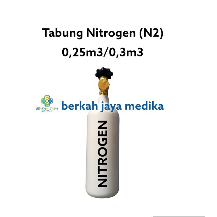 Tabung Gas Nitrogen 1/4 Kubik + Isi Nitrogen Wg -Tabung Nitrogen Mini