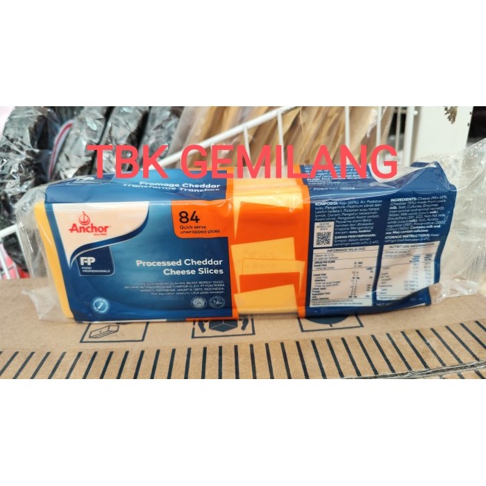 

anchor red cheddar slice melt 1,04kg