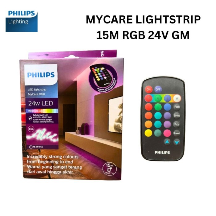 PHILIPS LED Strip Light Strip MYCARE RGB 15M 15 METER w/ REMOTE