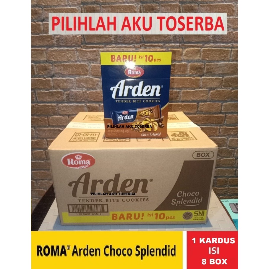 

Roma Arden Choco Splendid - 1 KARDUS ISI 8 BOX - 1 box isi 12 pcs
