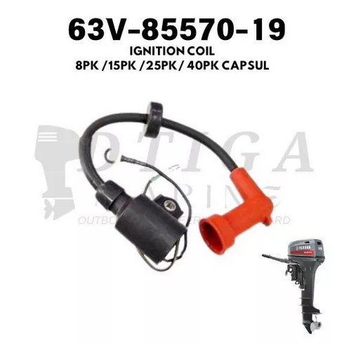 63V-85570-19 IGNITION COIL MESIN TEMPEL YAMAHA