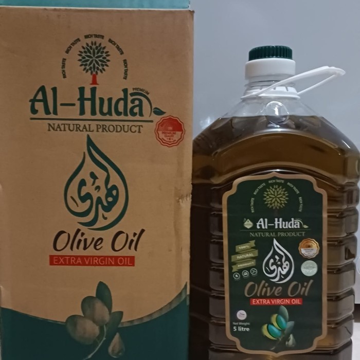 

Minyak zaitun extra virgin 5 liter Alhuda olive oil