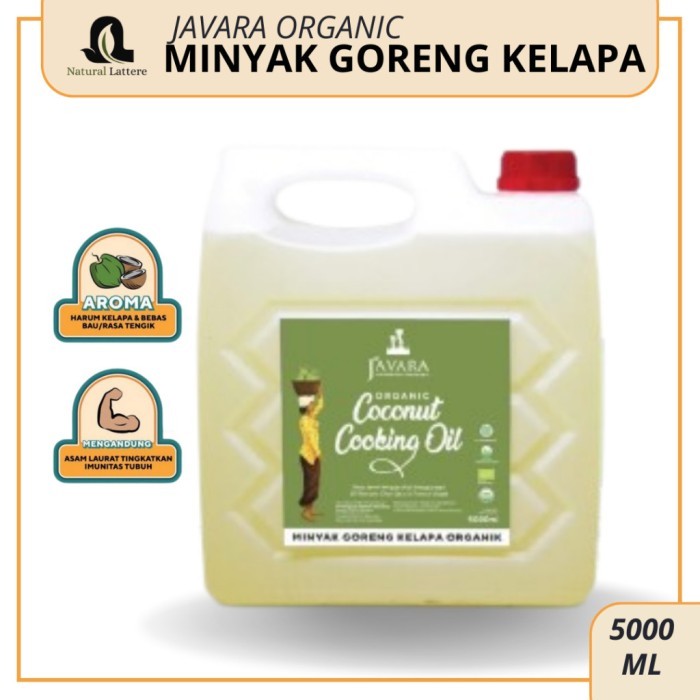 

Javara Organic Minyak Goreng Kelapa Organik Coconut Cooking Oil 5 Liter - Non Aroma