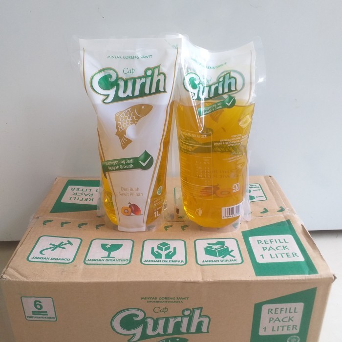 

Minyak Goreng Gurih 1 Liter 1 Dus - Via GOJEK/GRAB
