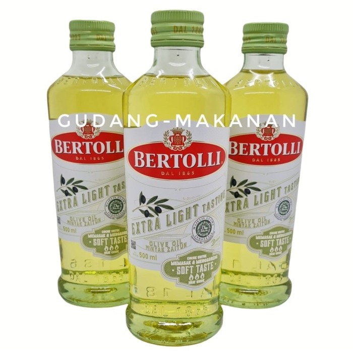 

Bertolli Extra Light Olive Oil 500ml - Minyak Zaitun