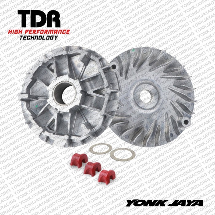 PULLEY TDR SET SLIDER PULLEY TDR XMAX / PULLEY CVT WITH DRIVE FACE WASHER AND SLIDER V.23 XMAX 300