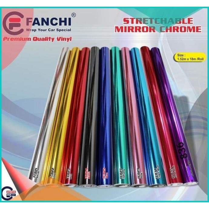 

Sticker Metalic Chrome Fanchi 50cm (Rol) 11OKTZ4 sparepart