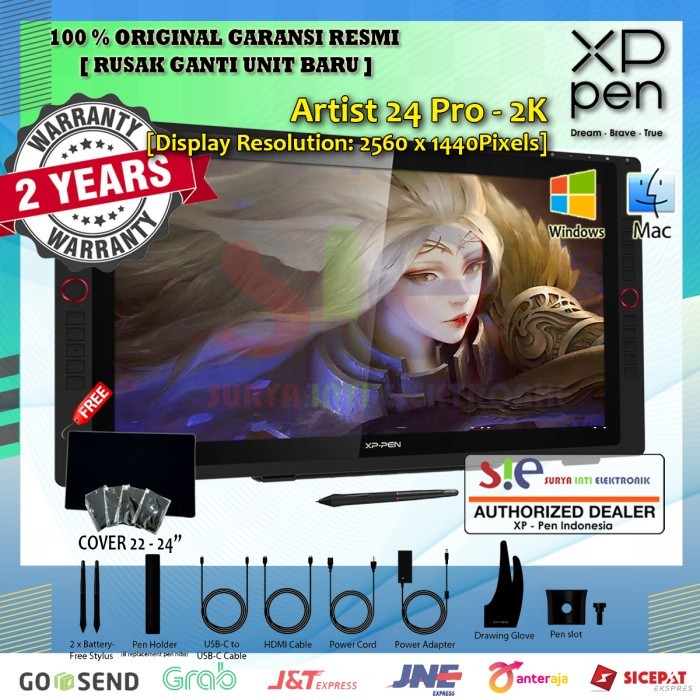 XP Pen Artist 24 PRO Pen tablet Display (Garansi 2 Tahun)