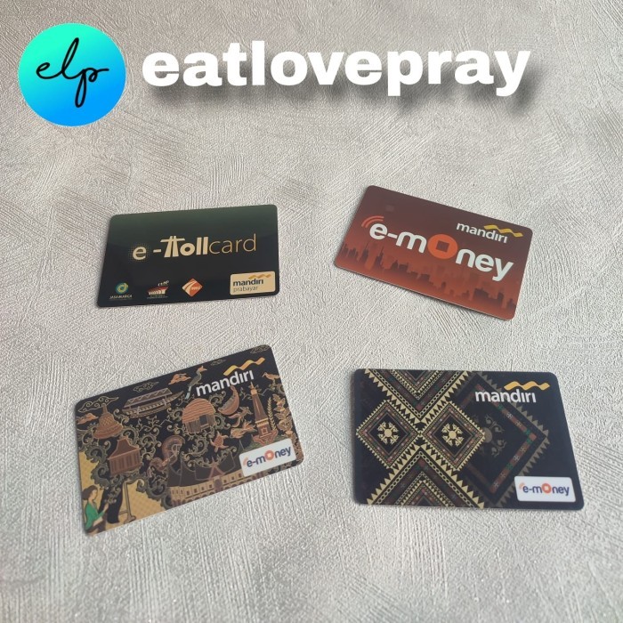 KARTU eMoney eToll ORIGINAL MANDIRI KLASIK LANGKA RARE/ E MONEY E TOLL