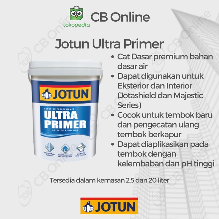 CAT DASAR TEMBOK JOTUN ULTRA PRIMER - 20L
