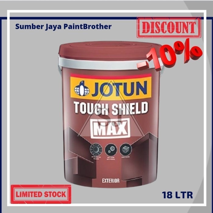 Cat Tembok Exterior Jotun Toughshield Max Sage Green 6013 - 18 Ltr