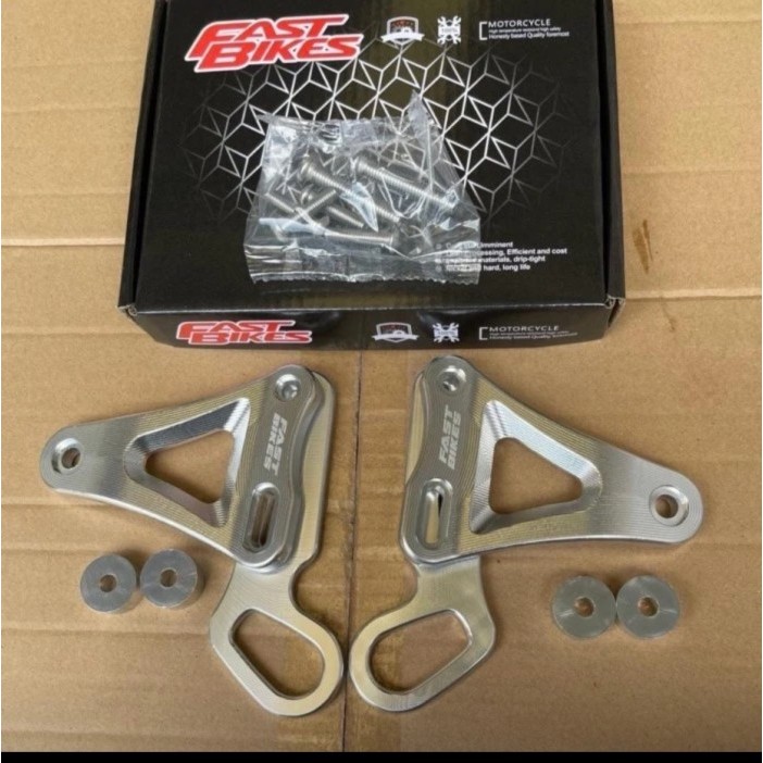 Breket Kupingan Lampu Bulat Model Ninja Cnc Fast Bikes Universal