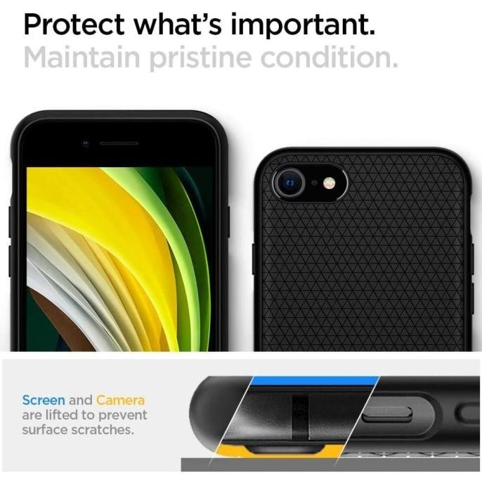 Case iPhone SE 2020 / 8 / 7 Spigen Liquid Air Silicone Softcase Casing