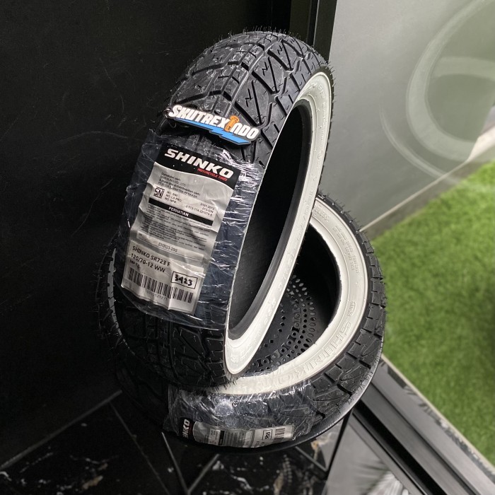 Ban SHINKO White Wall 120/70-12 & 130/70-12 Vespa Sprint Primavera GTS