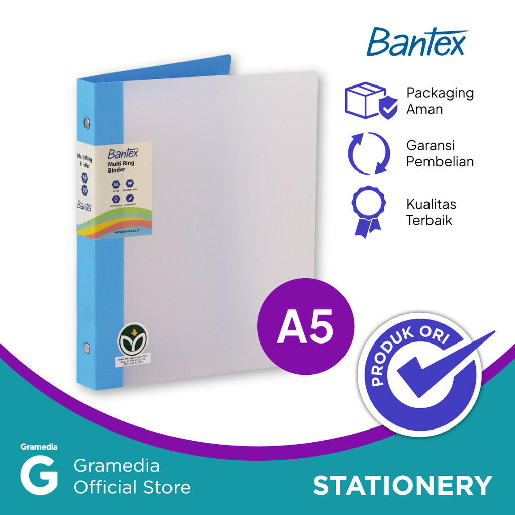 

Bantex Trendy A5 Binder 20 3524 2308 Bicolour Co