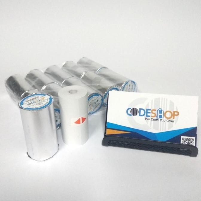 

KERTAS THERMAL PRINTER CODESHOP 57 X 30 MM ISI 100 ROLL