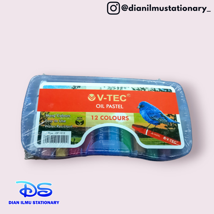 

Buruan serbu] oil pastel V-Tec 12 warna