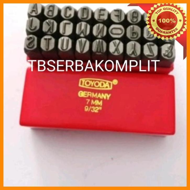 

(NOYO) ALAT HURUF KETOK 7MM GERMANY ALPHABET LETTER PUNCH SET 7 MM TOYODA ORI