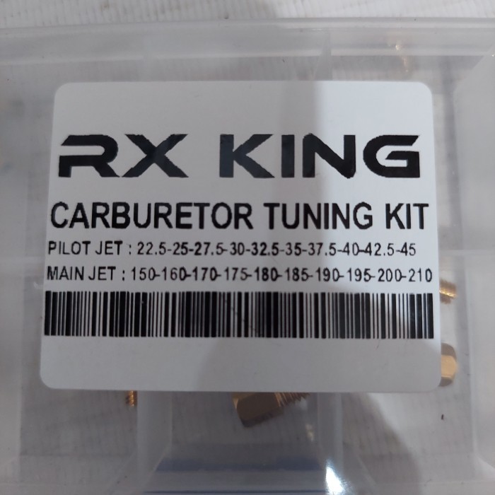 Paket spuyer pilot jet main jet lengkap Karbu Rx king dan Fizr