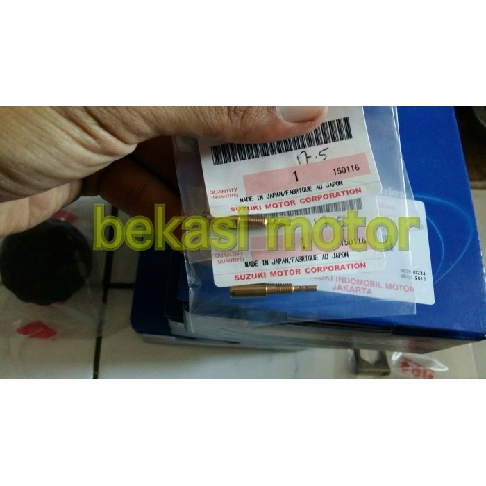 pilot jet ukuran 17.5 satria fu shogun smash jupiter original