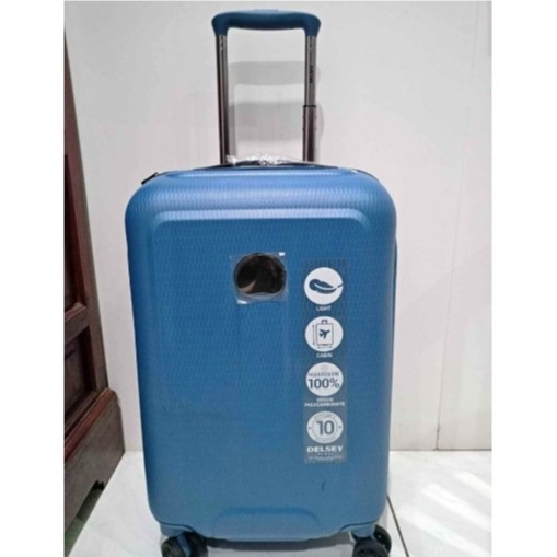 Koper Delsey Helium Air 2 Hardcase Cabin size 20 inch Teringan_Blue