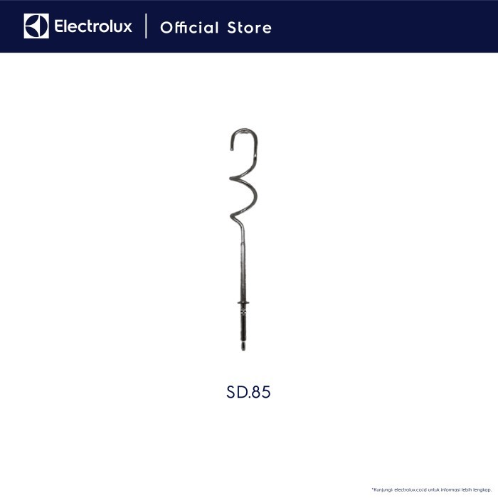 Left Dough Hook Untuk Mixer Electrolux Type Ehsm2000 Sd.85