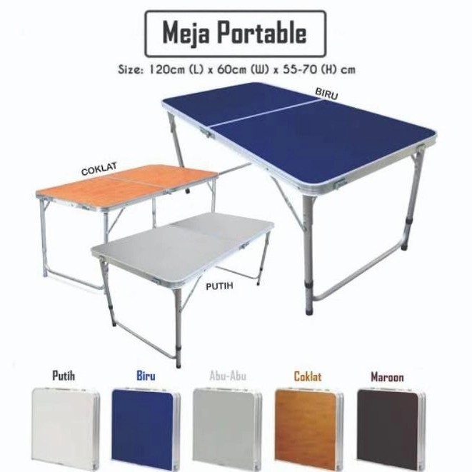 Meja Lipat Koper