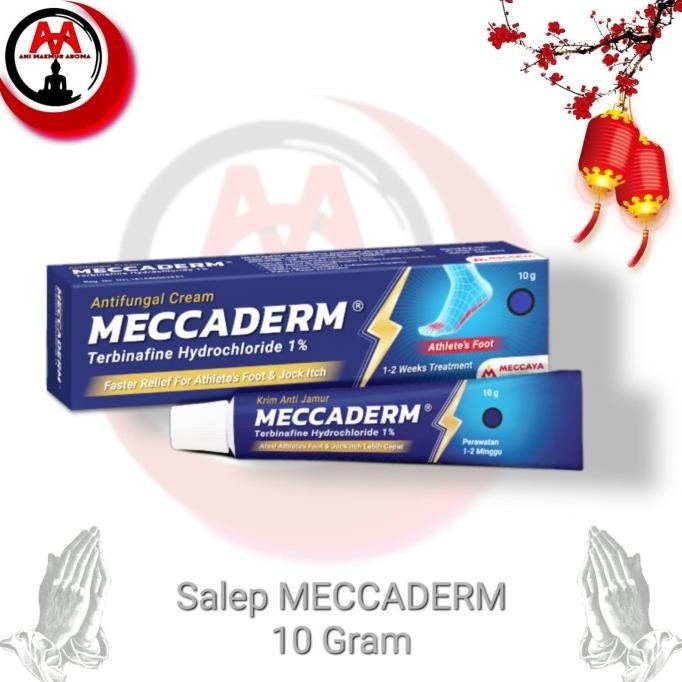 Krim MECCADERM 10 gram Salep Anti Jamur Terbinafine Hydrochloride