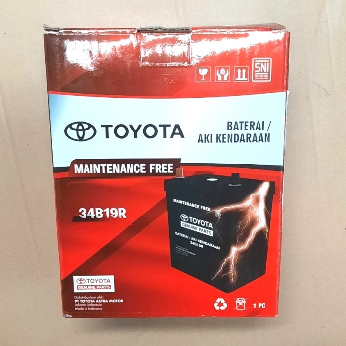 Accu Battery Aki Kering Mf Avanza Xenia Rush Terios Original Toyota