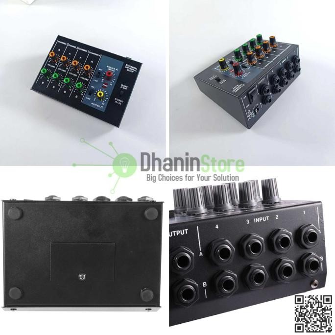 Power Mixer Karaoke Mini Amplifier Audio Digital 8 Chanel Portable WAR