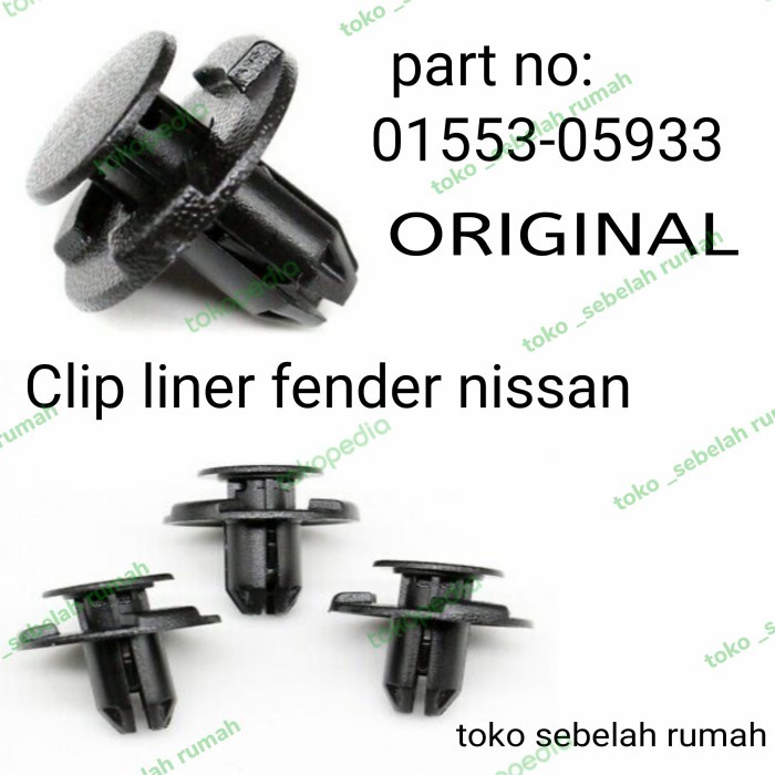 KLIP CLIP LINER FENDER NISSAN LIVINA JUKE MARCH ALMERA DLL 01553-05933