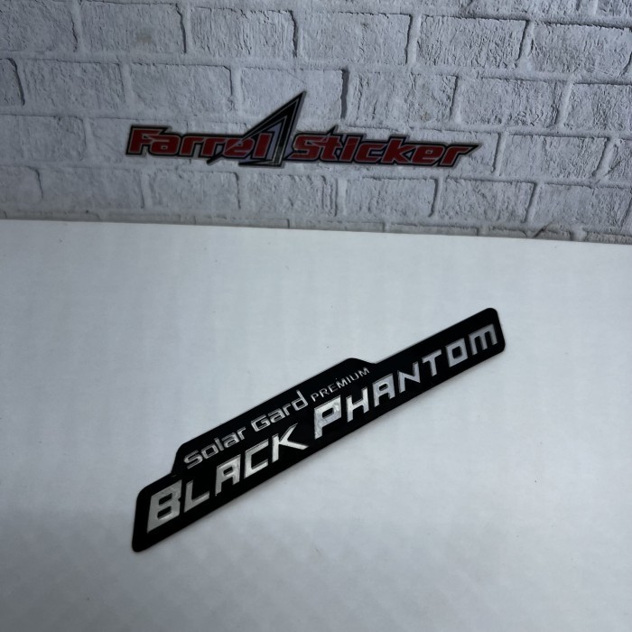 STICKER BLACK PHANTOM STIKER SOLAR GARD BLACK PHANTOM EMBOS