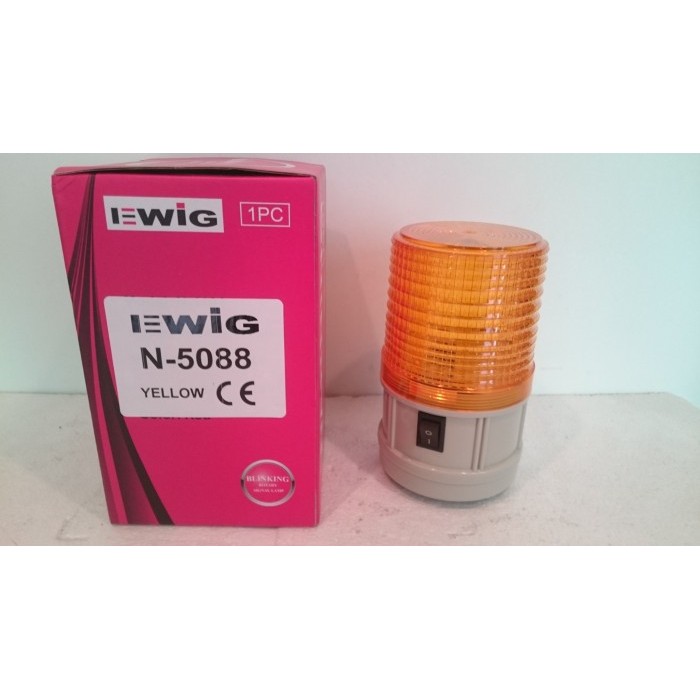 EWIG, N-5088, WARNING LIGHT STROBO, MAGNET BATERAI
