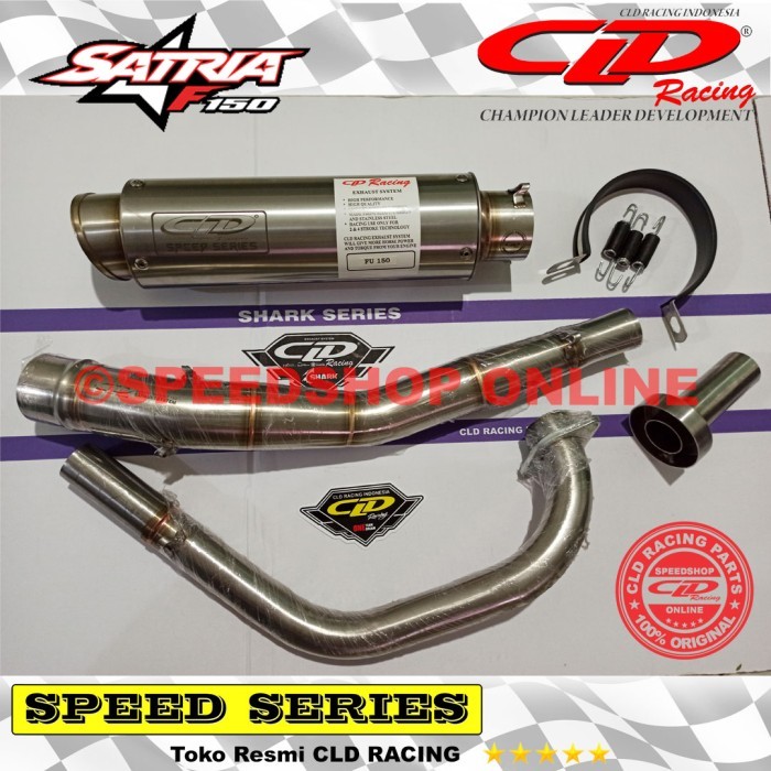 Knalpot Cld Suzuki Satria Fu 150 Fi Karbu Original Speed Series