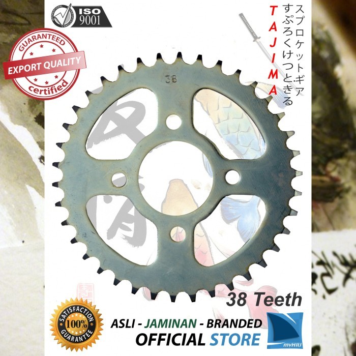 TAJIMA GEAR BELAKANG PULSAR 200 520-38T