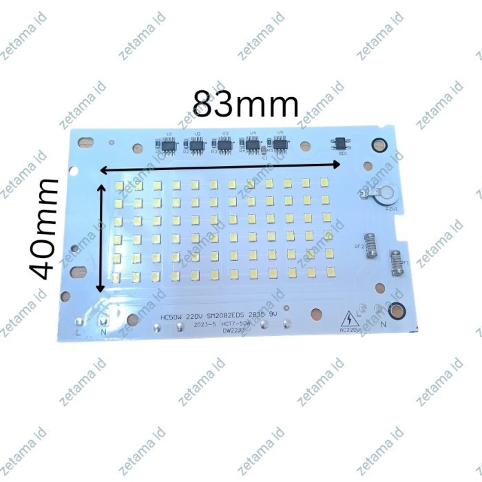 QA07 MODUL LED LAMPU SOROT PCB BOARD MESIN LAMPU SOROT REFILL 220V AC
