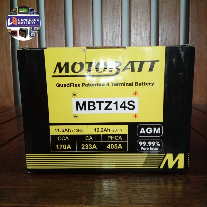Sale  Aki Motor Kawasaki Er-6N Er6N Ninja 650 Mbtz14S Motobatt