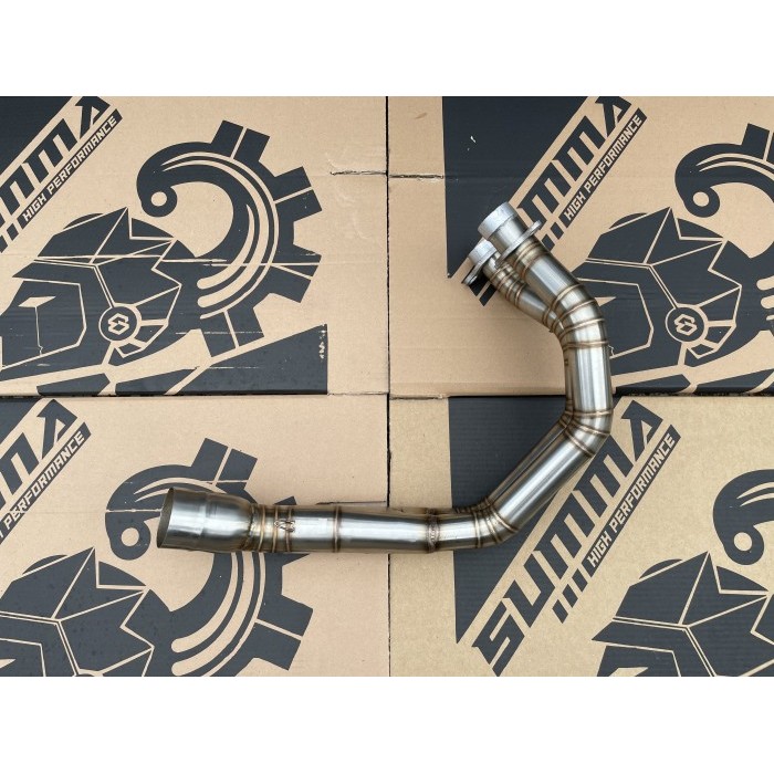 Header Leher Knalpot Er6 Er6N Er6F Stainless Original Summa Exhaust