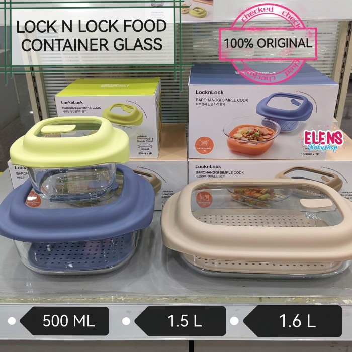 TERBARU Lock n Lock container oven glass wadah kaca