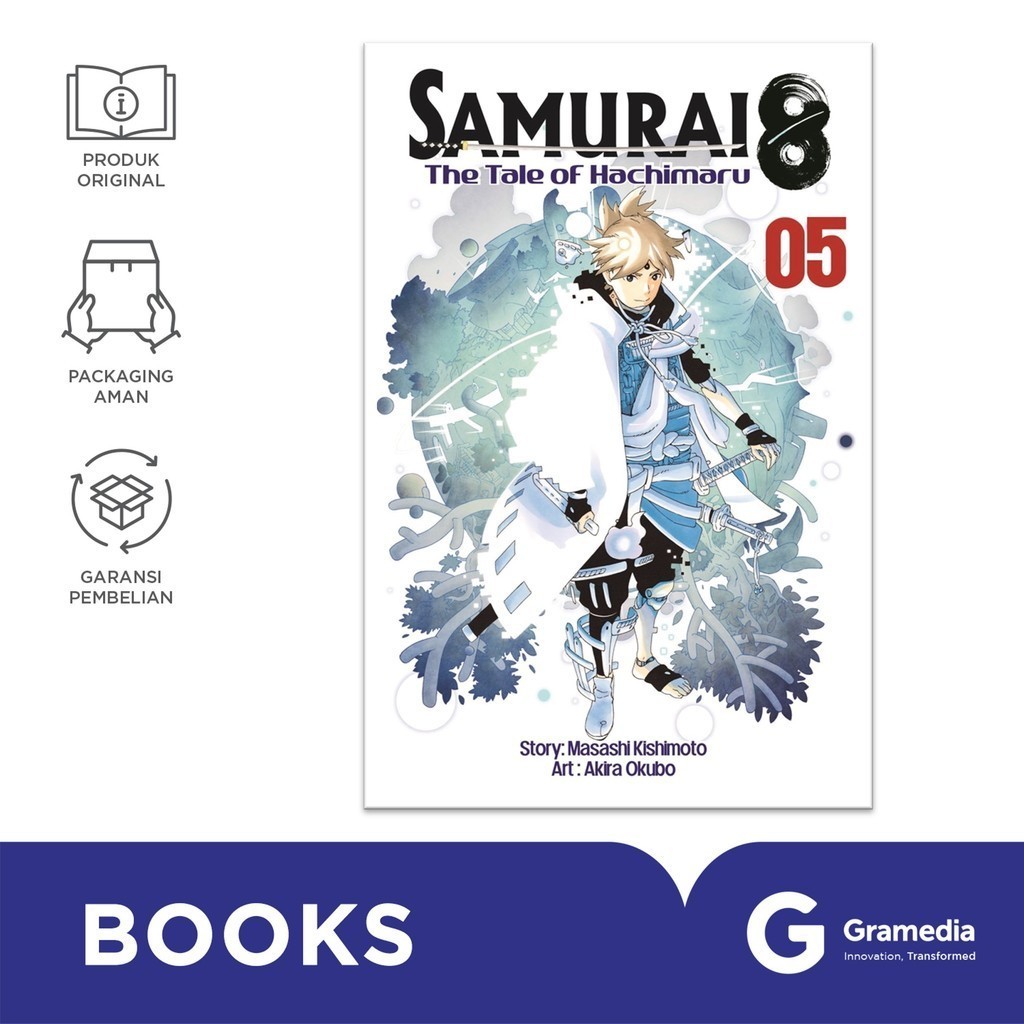 Komik Samurai 8 The Tale of Hachimaru 05 (MASASHI KISHIMOTO)