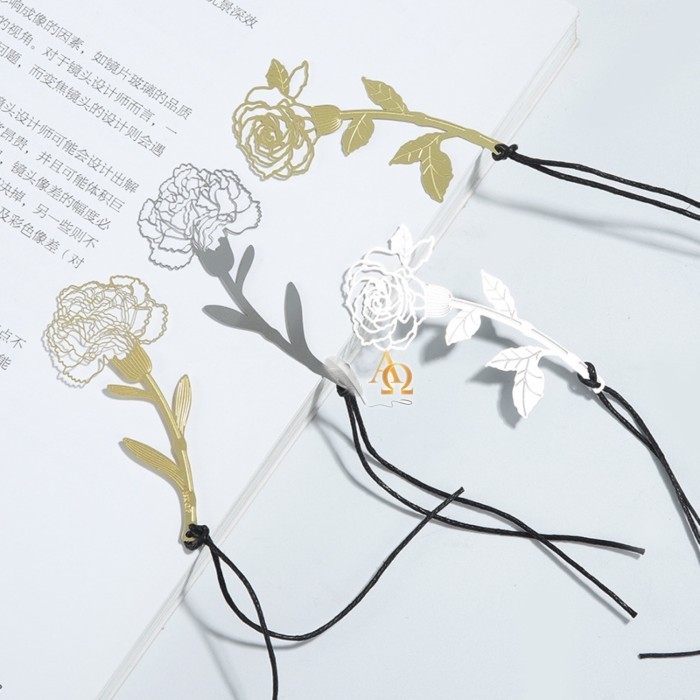 

Andra - GAx Pembatas Buku / Bookmark Besi Motif Flowers Cantik JH2
