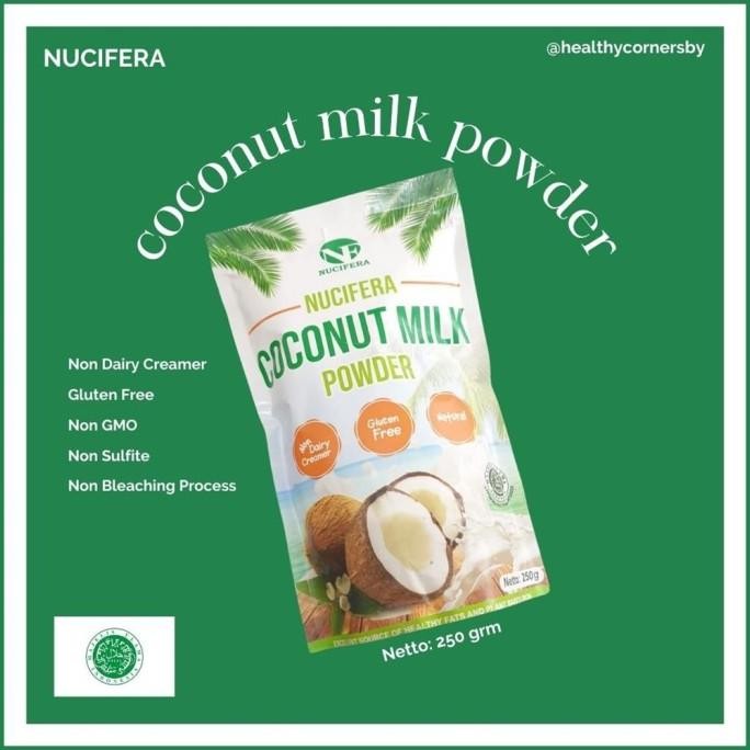 

Ready Nucifera - Coconut Milk Powder 250 g - Santan Bubuk Krimer