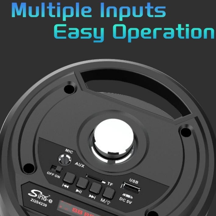 Pro Max BassSpeaker Bluetooth Karaoke Besar Bass Polytron Protable 8 Inch Wireless Salon Aktif Musik